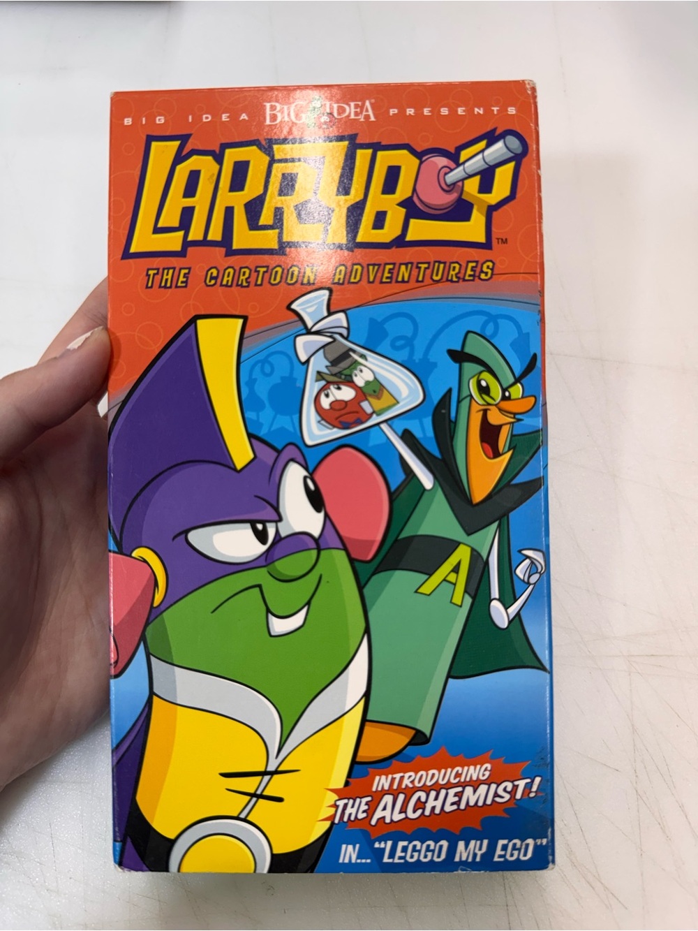 Larryboy: The Cartoon Adventures: Leggo My Ego VHS 2002 Untested VeggieTales